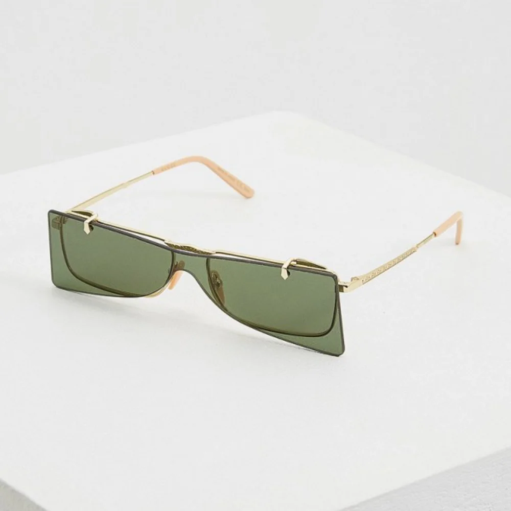💯 Original GUCCI FLIPPING Rectangular Sunglasses / EYEGLASSES GG0363S 001